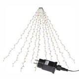 Lanț luminos în formă de con, 280 LED-uri, alb cald