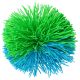 Mingi fuzzy, 7 cm, verde / albastru, 5 buc