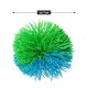 Mingi fuzzy, 7 cm, verde / albastru, 5 buc