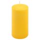 Set de lumânări stâlp, 15 cm, Ø 7,5 cm, galben, 2 buc