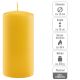 Set de lumânări stâlp, 15 cm, Ø 7,5 cm, galben, 2 buc