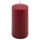 Set de lumânări tip pilon, 15 cm, Ø 7,5 cm, burgundy, 6 buc