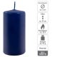 Set de lumânări cilindrice, 10 cm, Ø 5 cm, albastru, 16 buc.