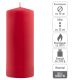 Set de lumânări tip pilon, 25 cm, Ø 10 cm, roșu, 2 buc