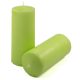 Set de lumânări , 25 cm, Ø 10 cm, verde deschis, 2 buc
