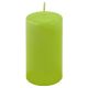 Set de lumânări pilon, 11,5 cm, Ø 6 cm, verde deschis, 6 buc