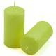 Set de lumânări pilon, 11,5 cm, Ø 6 cm, verde deschis, 6 buc