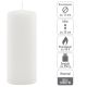 Set de lumânări tip pilon, 20 cm, Ø 7,5 cm, alb, 2 buc