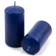 Set de lumânări cilindrice, 10 cm, Ø 5 cm, albastru, 8 buc.
