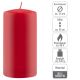 Set de lumânări pilon, 15 cm, Ø 7,5 cm, roșu, 2 bucăți
