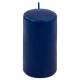 Set de lumânări pilon, 11,5 cm, Ø 6 cm, albastru, 12 buc.
