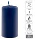 Set de lumânări pilon, 11,5 cm, Ø 6 cm, albastru, 12 buc.