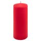 Set de lumânări stâlp, 20 cm, Ø 7,5 cm, roșu, 2 buc