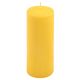Set de lumânări pilon, 20 cm, Ø 7,5 cm, galben, 4 buc