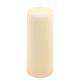 Set de lumânări tip stâlp, 20 cm, Ø 7,5 cm, crem, 2 buc