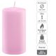 Set de lumânări, 11,5 cm, Ø 6 cm, roz, 12 buc