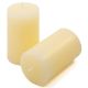 Set de lumânări rustice, 11,5 cm, Ø 6,8 cm, crem, 6 buc