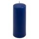 Set de lumânări pilon, 20 cm, Ø 7,5 cm, albastru, 4 buc