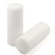 Set de lumânări tip stâlp, 20 cm, Ø 7,5 cm, alb, 4 buc