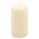 Set de lumânări pilon, 11,5 cm, Ø 6 cm, crem, 18 buc.