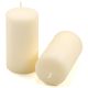 Set de lumânări pilon, 11,5 cm, Ø 6 cm, crem, 18 buc.