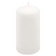 Set de lumânări pilon, 11,5 cm, Ø 6 cm, alb, 6 buc.