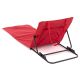 Saltea de plajă reglabilă cu spătar, roșie, 2 bucăți.