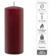 Set de lumânări în formă de pilon, 20 cm, Ø 7,5 cm, burgundy