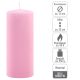 Set de lumânări tip pilon, 20 cm, Ø 7,5 cm, roz, 4 buc