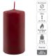 Set de lumânări pilon, 10 cm, Ø 5 cm, burgundy, 8 buc
