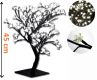 Iluminat decorativ cu LED-uri - copac cu flori, alb rece