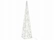 Instalație pirămidă de Crăciun, 60 cm - alb cald