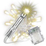 Lanț cu LED-uri de Crăciun cu temporizator - 3 m, 30 LED-uri
