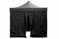 Set de 2 pereți laterali pentru cort PROFI - 3 x3 m , negru