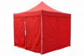Set de 2 pereți laterali pentru cort PROFI 3 x 3 m - roșu