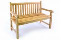 Bancă de grădină DIVERO 2 locuri robustă 120 cm