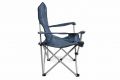 Scaun de camping pliant DIVERO XL - albastru