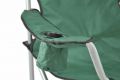 Scaun de camping pliabil DIVERO XL - verde