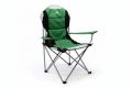 Divero Deluxe Scaun pliabil de camping,verde, 2 bucăți