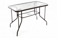 Masa de gradina cu blat din sticla 110 x 60 x 72 cm
