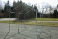 Cort pentru petreceri în grădină 4 × 3 m - prelată PVC 400 g