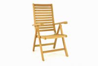 Scaun extensibil din lemn DIVERO - lemn de teak