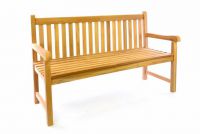 Bancă de grădină din lemn DIVERO - 150 cm