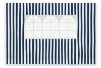 Set de 2 pereți laterali pentru cort de grădină-alb/albastru