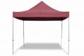 Cort de grădină PROFI 3x3 m, culoare vin + 4 pereți laterali
