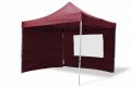 Cort de grădină PROFI 3x3 m, culoare vin + 4 pereți laterali