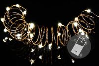 Lanț luminos de Crăciun - 10 LED-uri MINI, alb cald