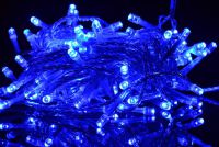 Lanț cu LED-uri de Crăciun - 1,35 m, 10 LED-uri, albastru