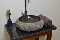 Lavoar din piatră DIVERO - marmură neagră