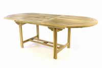 Masă ovală de grădină DIVERO - extensibilă - 170/230 cm